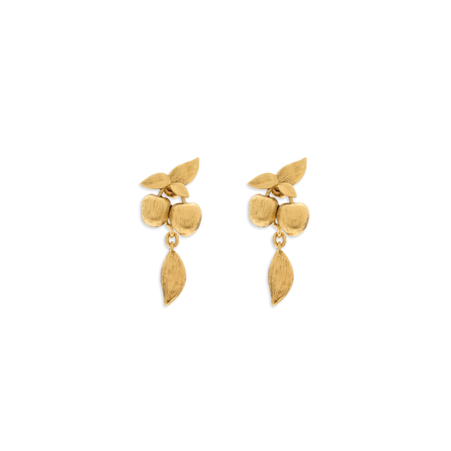 YSL CHERRY EARRINGS IN METAL 862273Y15008060